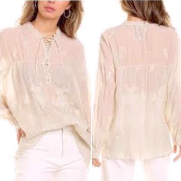 Johnny Was Feather Lara Top XS - Picture 2 of 9